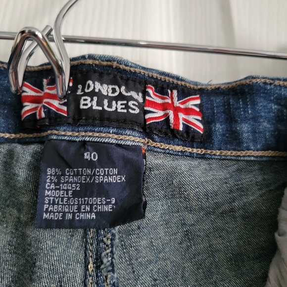 Vintage Wrinkle Effect Boot Cut Jeans - Picture 12 of 12